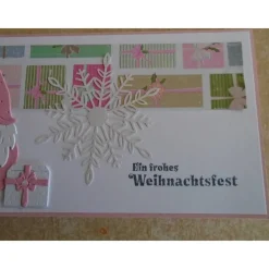 Gutschein Weihnachtsverpackung Geldgeschenk  Weihnachten Konzertkarte Rosa Verpackung Wichtel
