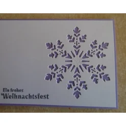 Gutschein Weihnachtsverpackung  Wichtel Geldgeschenk  Weihnachten Konzertkarte Lila Verpackung