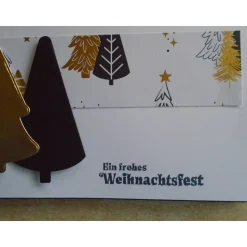 Gutschein Weihnachtsverpackung Geldgeschenk  Moderne Weihnachten Konzertkarte Musical Verpackung Tannenbaum