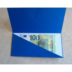 Gutschein Weihnachtsverpackung Wichtel Geldgeschenk  Weihnachten Konzertkarte Blau Verpackung