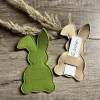 Gutscheinhalter Wunscherfüller / HASE aus Wollfilz / Geldgeschenk / Osterdeko / Farbwahl personalisierbar