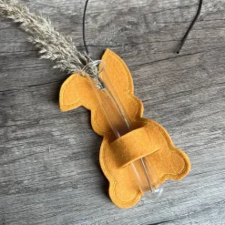 Gutscheinhalter Wunscherfüller / HASE aus Wollfilz / Geldgeschenk / Osterdeko / Farbwahl personalisierbar