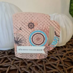 Gutscheinkarte - Für einen tollen Mann - Tassenform