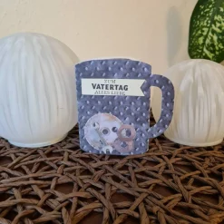 Gutscheinkarte - Zum Vatertag alles Liebe - Schrauben - Tassenform