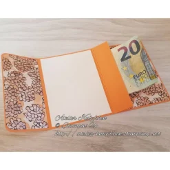 Gutscheinkarte: Beste Wünsche ~ schimmernde Blumen ~ 10,5 x 8 cm