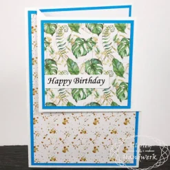 Gutscheinkarte "Felix" ● A6 ● Geburtstag hellblau