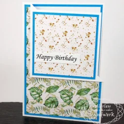 Gutscheinkarte "Felix" ● A6 ● Geburtstag hellblau