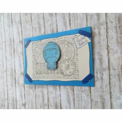 Gutscheinkarte für eine Heißluftballonfahrt, Ballonfahrt, Geburtstagsgeschenk, Geschenk für Brautpaare