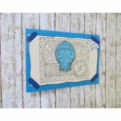 Gutscheinkarte für eine Heißluftballonfahrt, Ballonfahrt, Geburtstagsgeschenk, Geschenk für Brautpaare