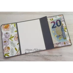 Gutscheinkarte zum Geburtstag & anderen Anlässen zum Feiern: Time to Celebrate ~ Motiv: Blumen ~ 10,5 x 8 cm