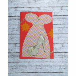 Gutscheinkarte zum Shoppen für die Frau, Geburtstagsgeschenk, petrol,bunt, Weihnachten