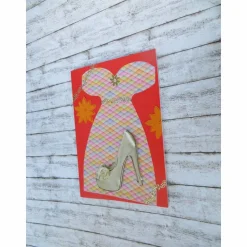 Gutscheinkarte zum Shoppen für die Frau, Geburtstagsgeschenk, petrol,bunt, Weihnachten