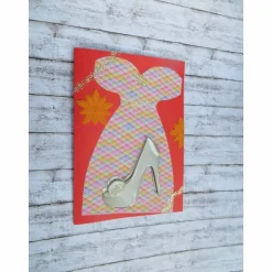 Gutscheinkarte zum Shoppen für die Frau, Geburtstagsgeschenk, petrol,bunt, Weihnachten