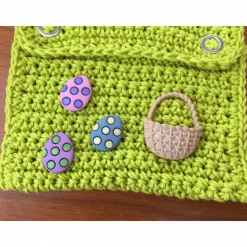 Gutscheinkarten Täschchen für Ostern !!  Kleines Täschchen mit Körbchen und Eier Handarbeit  Sofort lieferbar !!!