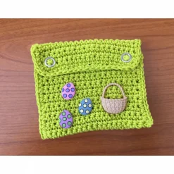 Gutscheinkarten Täschchen für Ostern !!  Kleines Täschchen mit Körbchen und Eier Handarbeit  Sofort lieferbar !!!