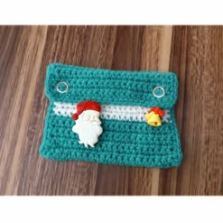 Gutscheinkarten Täschchen für Weihnachten !!  Weihnachtsmann  Handarbeit Sofort lieferbar !!!