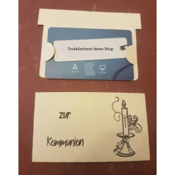 Gutscheinverpackung - Kommunion