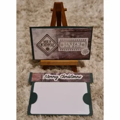 Gutscheinverpackung " Merry Christmas " Santas Air Mail , Northpole