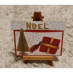 Gutscheinverpackung " NOEL " Geschenk , HOHOHO , Baum