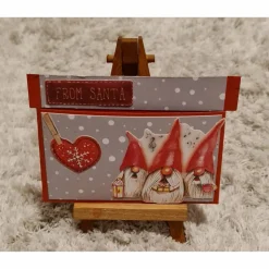 Gutscheinverpackung - Weihnachten - From Santa - Wichtel