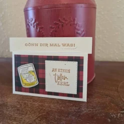 Gutscheinverpackung - Whiskeyglas - Gönn dir mal was