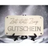 Gutscheinverpackung - Zeit statt Zeug/ Geld schenken / Geschenkverpackung / Geschenkidee / Verpackung für Geld/Geburtsta