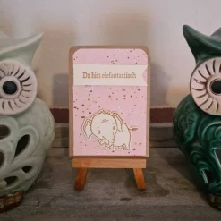 Gutscheinverpackungen - Geburt - süße Elefanten - 3er Set