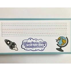 Gutscheinverpackungen Schulanfang Einschulung Geldkarte Kinder Handarbeit