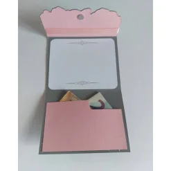 Gutscheinverpackung/Geldgeschenkverpackung für einen Gutschein in Scheckkartengröße.