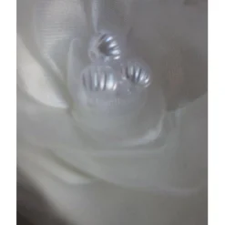 Haarblume Brosche Haarklammer Brautschmuck Weiß "Trois Perles" Hochzeit festlich romantisch