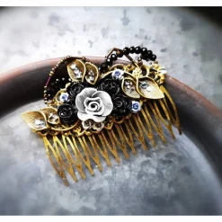 Haarkamm im Vintage-Stil, bronzefarben, Gothic-Romantik , Antik-Stil