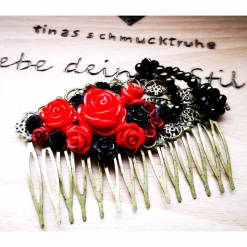 Haarkamm im Vintage-Stil, bronzefarben, Gothic-Romantik , Antik-Stil