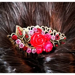 Haarkamm im Vintage-Stil, bronzefarben, Gothic-Romantik , Antik-Stil