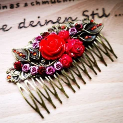 Haarkamm im Vintage-Stil, bronzefarben, Gothic-Romantik , Antik-Stil