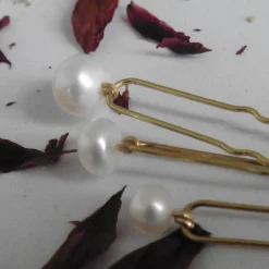 Haarnadeln mit echten Perlen in 8 Größen – Edler Haarschmuck für die Hochzeitsfrisur