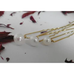 Haarnadeln mit echten Perlen in 8 Größen – Edler Haarschmuck für die Hochzeitsfrisur