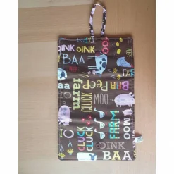 Haarspangenhalter Bauernhof Haarspangentasche Haarklammerntasche Haarklammernhalter Haarschmuckutensilo Haarspangenetui Haarklammernetui