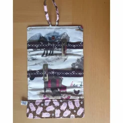 Haarspangenhalter Bauernhof Haarspangentasche Haarklammerntasche Haarklammernhalter Haarschmuckutensilo Haarspangenetui Haarklammernetui