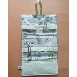 Haarspangenhalter Tukan / Heissluftballon Haarspangentasche Haarklammerntasche Haarklammernhalter Haarschmuckutensilo Haarspangenetui Haarklammernetui