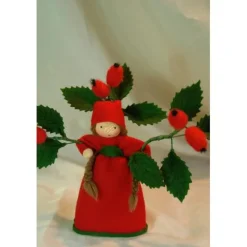 Hagebutte - Blumenkind - Jahreszeitentisch - Waldorf Art- Art.Nr. HE22