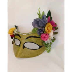 Halbmaske, Elfe, Fee, Elfenkönigin, Mutter Natur, handbemalt, Maske, Pappmache