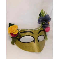 Halbmaske, Elfe, Fee, Elfenkönigin, Mutter Natur, handbemalt, Maske, Pappmache