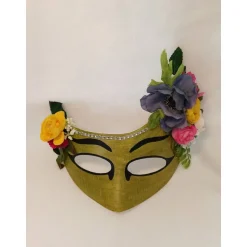 Halbmaske, Elfe, Fee, Elfenkönigin, Mutter Natur, handbemalt, Maske, Pappmache
