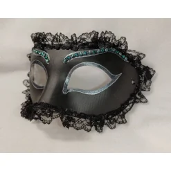 Halbmaske, geheimnisvoll, handbemalt, Maske, Pappmache