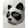 Halbmaske, Panda, Maske, handbemalt, Tiermaske, Pappmache