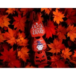 Halloween Filzbeutel mit süßen Katzengeistern – Trick or Treat Tasche – Handgemacht für Kinder