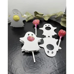 Halloween Geist Lollihalter | Tischdeko | Mitgebsel | Gastgeschenk | Stanzteil