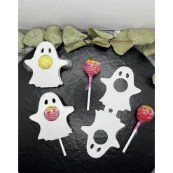 Halloween Geist Lollihalter | Tischdeko | Mitgebsel | Gastgeschenk | Stanzteil
