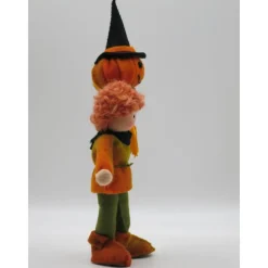 Halloween Junge mit Kürbis - Jahreszeitentisch - Blumenkinder - Herbst - Waldorf - Art.Nr. HE4