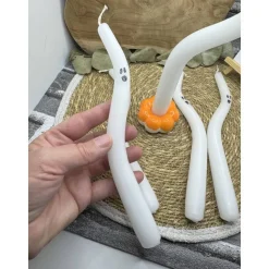 Halloween Kerze | Geist | Handgebogen | Deko